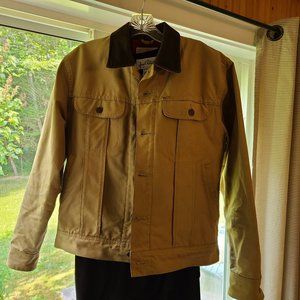 filson tin cloth short lined cruiser trucker men's small vintage made in USA